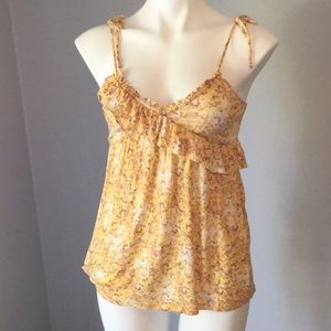 Adorable Candie’s Yellow/Beige Tank